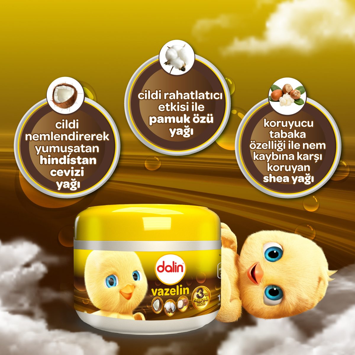 Dalin Baby Petroleum Jelly with Coconut 100ml