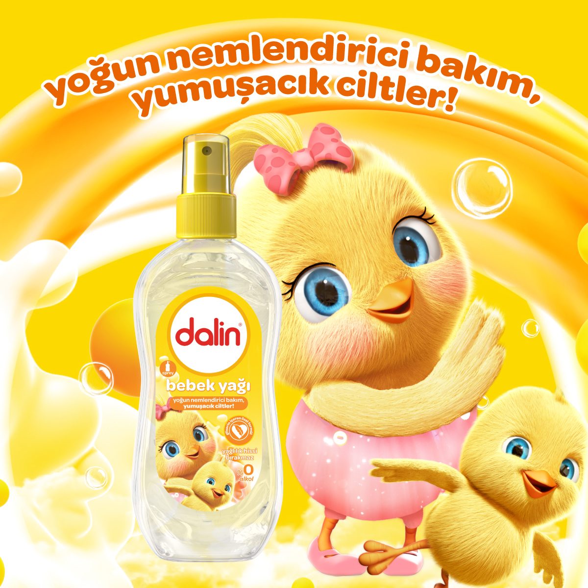 Dalin Classic Baby Oil Spray 200ml
