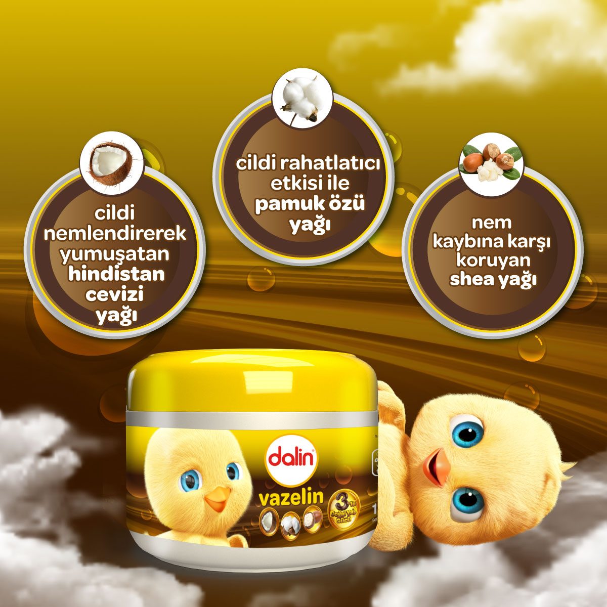 Dalin Baby Petroleum Jelly with Coconut 100ml