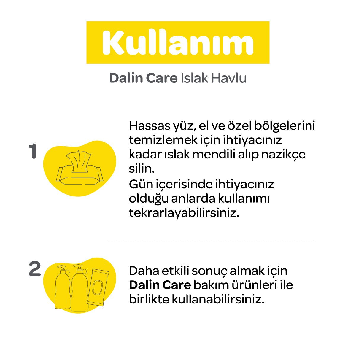 Dalin Care Wet Wipes 60 PCS