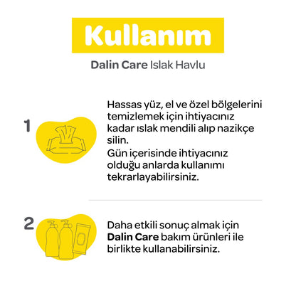 Dalin Care Wet Wipes 60 PCS