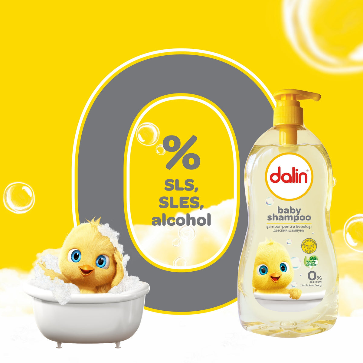 Dalin Classic Baby Shampoo & Body Wash 700ml
