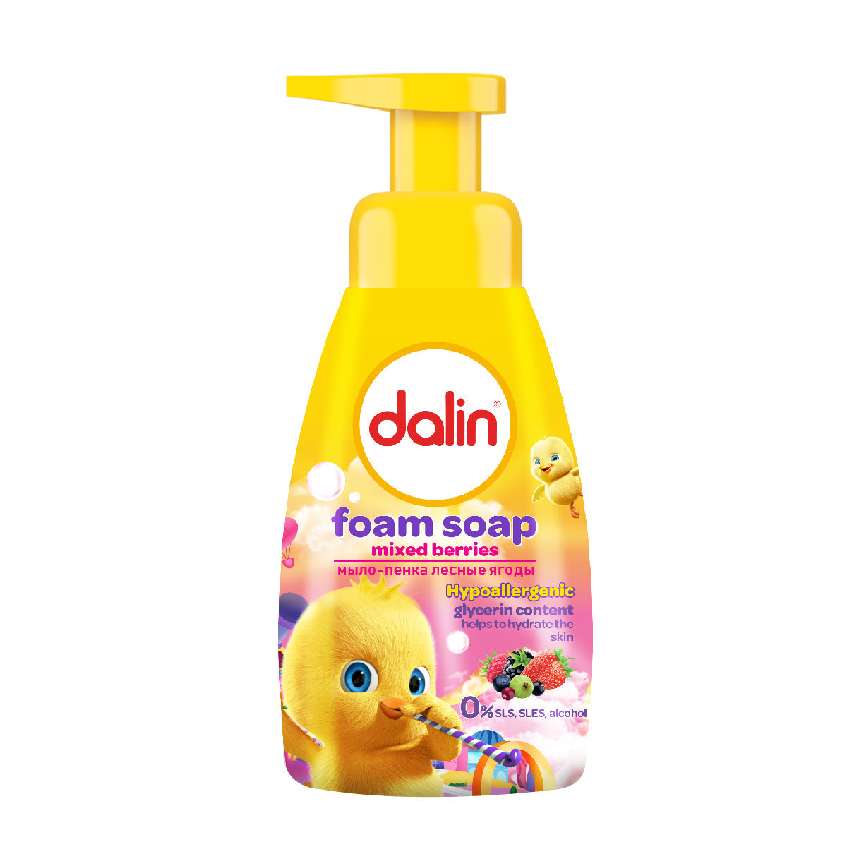 Dalin Kids Foam Soap Mixed Berries 200ml